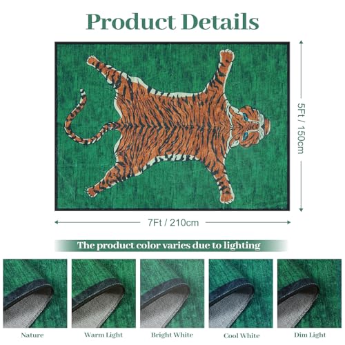 Seavish Tiger Rug 5x7 Area Rugs for Living Room Modern Room Decor
Seavish Tiger Rug 5x7 Area Rugs for Bedroom Aesthetic